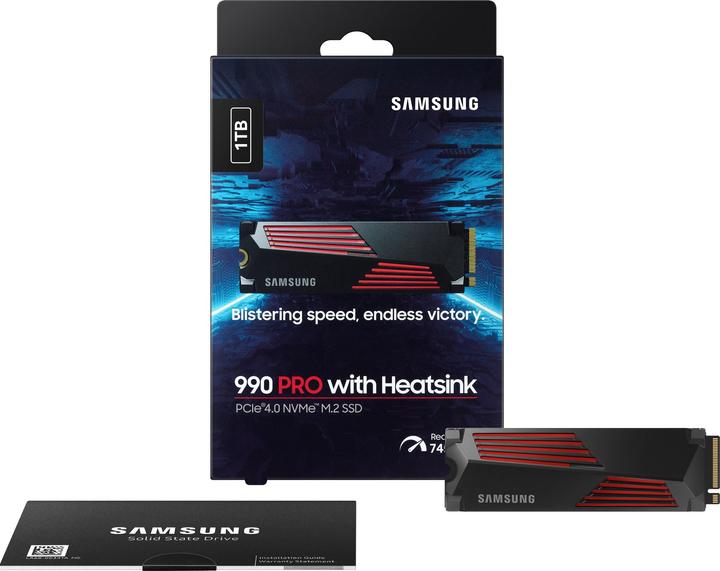 Image du produit Samsung 990 Pro with Heatsink (1000 Go, M.2 2280)