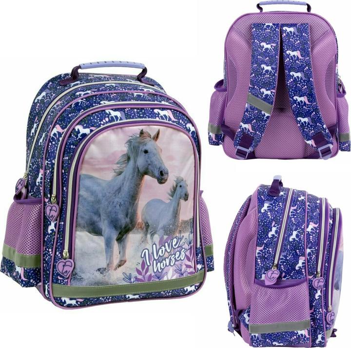 Produktbild Derform Rucksack klein 15 B Pferde 25