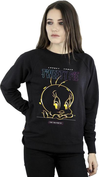 Immagine prodotto Looney Tunes Tweety Glitch Felpa Donna (S)