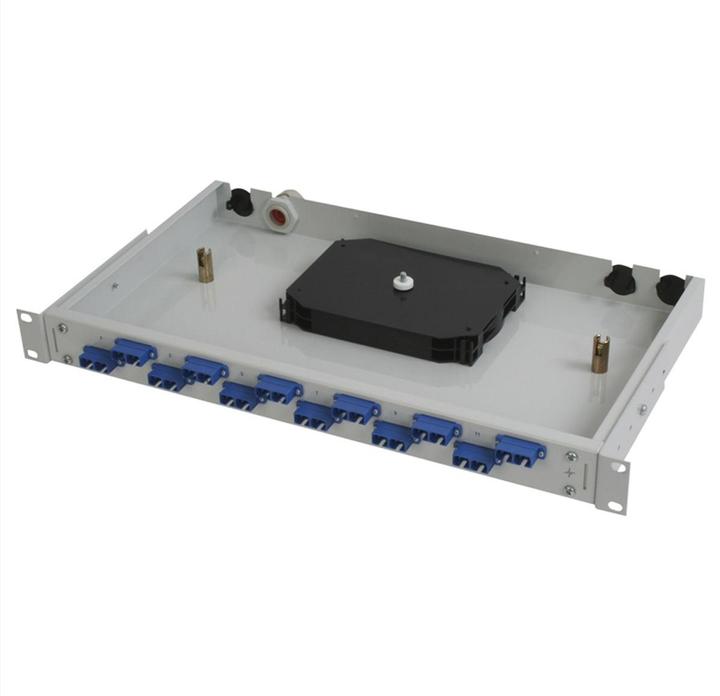 Actual product image Telegärtner 19inch fibre optic housing 1U 12x SC duplex