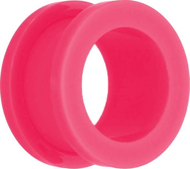 Produktbild Star Piercing Flesh Tunnel neon pink (ohne Messing, Chirurgenstahl 316L)