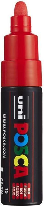 Actual product image Posca Marker PC-7M round tip (Red, 5.50 mm, 1 x)