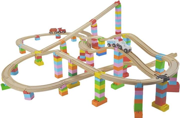 Produktbild Alpha BoosterZ TrackConnectors + Blocks - All in one Block Box XXL ( Bio-Verbinder und Klemmbausteine)