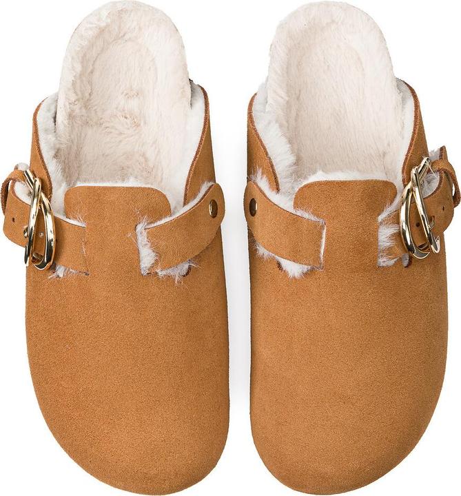 Produktbild La Redoute Collections Pantoletten aus Veloursleder (40)