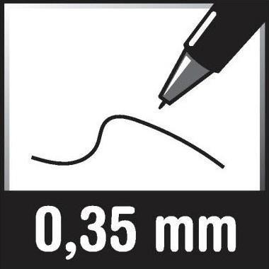 Image du produit Pentel Recharge EnerGel 0,7 mm (Mine de gel, Bleu clair, 0.35 mm)