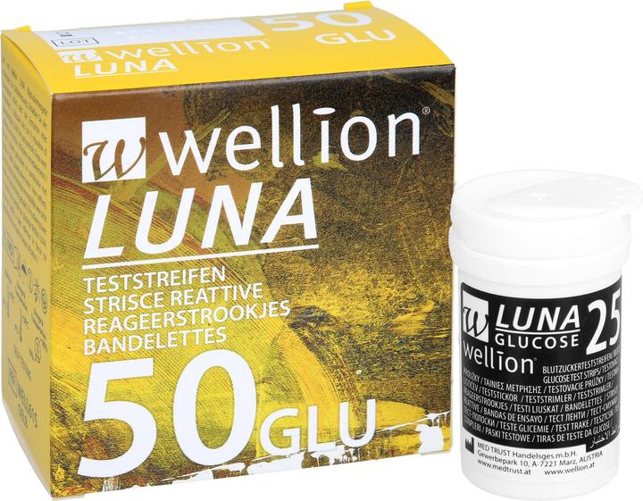 Immagine prodotto Wellion Strisce reattive per la glicemia Luna 50 strisce reattive (Strisce reattive)