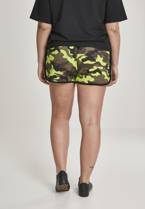 Actual product image Urban Classics Ladies Printed Camo Hot Pants (XS)