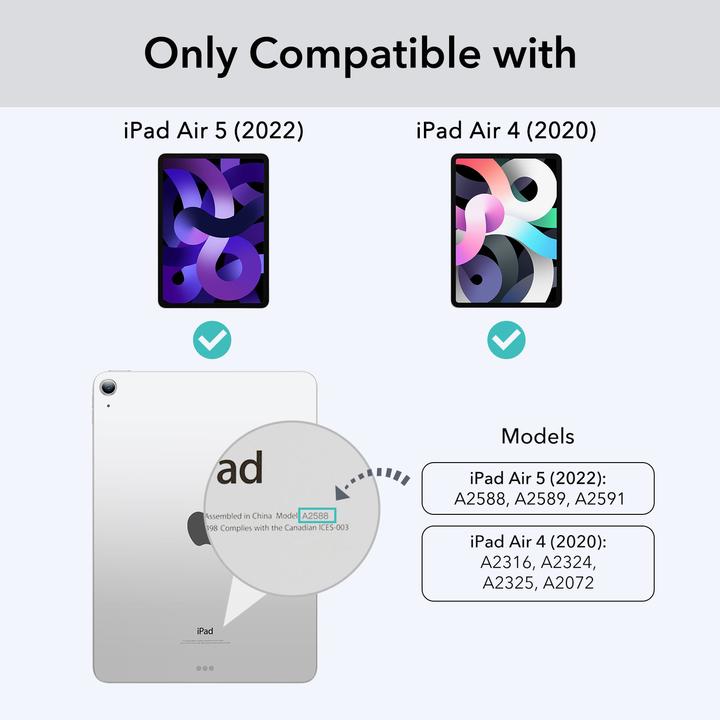 Actual product image ESR Rebound Hybrid Case (IPad Air 10.9)