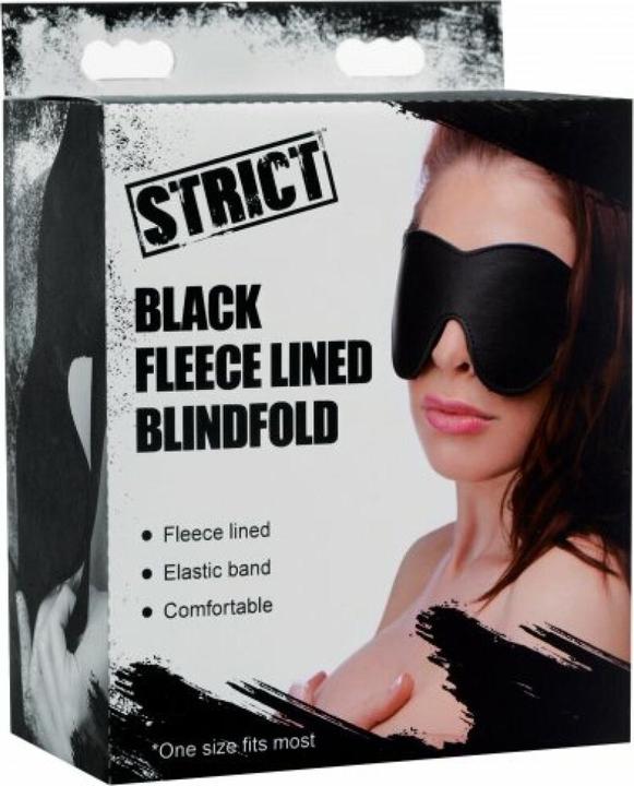 Produktbild XR Brands Oogmasker Met Fleece Zwart