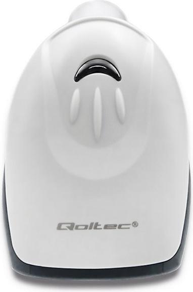 Produktbild Qoltec 50865 Barcode scanner 1D CCD USB Baltas (1D-Barcodes)