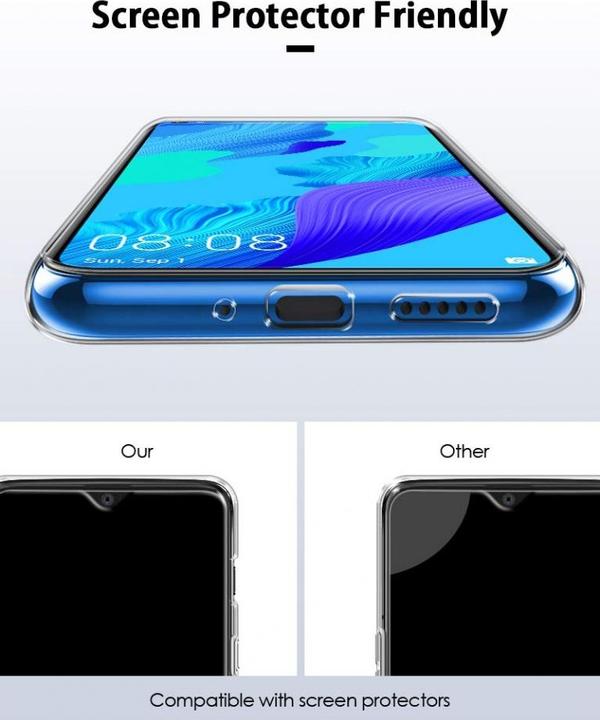 Image du produit Screenguard Huawei Nova 5T Étui souple en TPU transparent (Huawei Nova 5T)