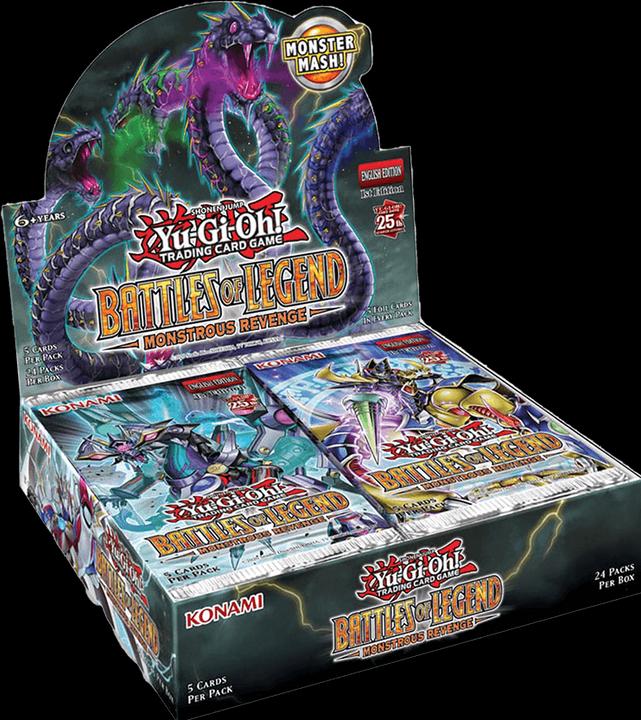 Actual product image Yu-Gi-Oh ! TCG Battles of Legend: Monstrous Revenge Booster Display (English, Booster Pack)