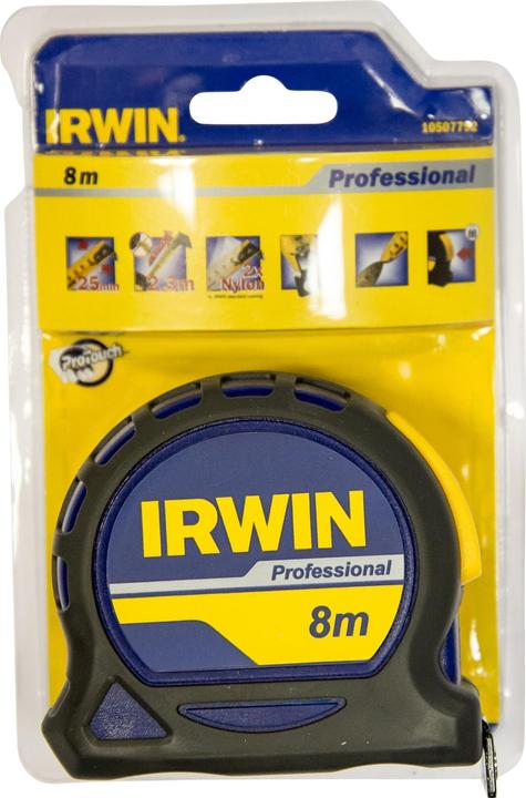 Actual product image Irwin Roulette "" PROFESSIONAL 8 m, blist. (M)