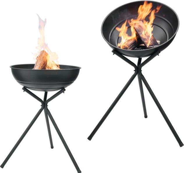 Produktbild Dangrill Feuerschale mit Ständer, Ø 57 cm, Schwarz (57 cm)