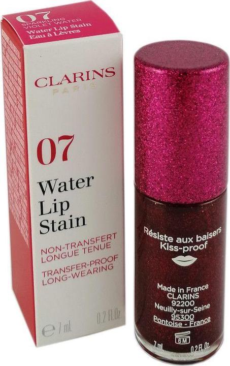 Actual product image Clarins Water Lip Stain - Sparkling Violet Water 07 Limited Edition (Sparkling Violet Water 07)
