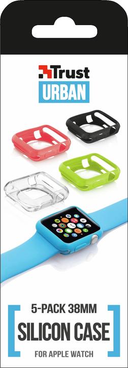 Image du produit Trust 20980 Smart Wearable Accessory Case Noir, Bleu, Citron vert, Rose, Silicone transparent
