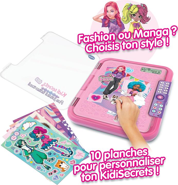 Immagine prodotto VTech KidiSecrets 365 - Mon journal intime vocal (Francese)