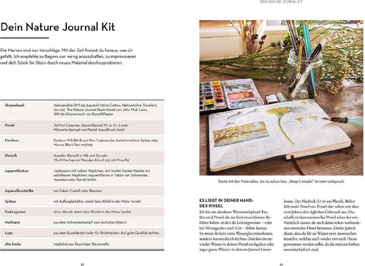 Image du produit Kosmos Nature Journaling (Allemand, Verena Hillgärtner, 2023)