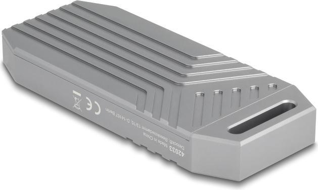 Actual product image Delock M.2 NVMe SSD Gehäuse USB 40 Gbps - werkzeugfrei (M.2 2280)
