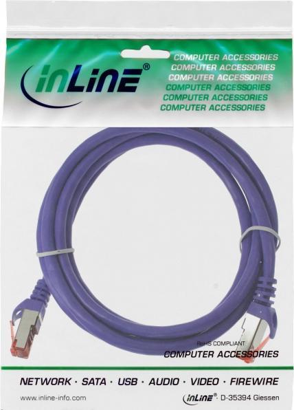 Actual product image InLine Patch cable (S/FTP, CAT6, 0.25 m)