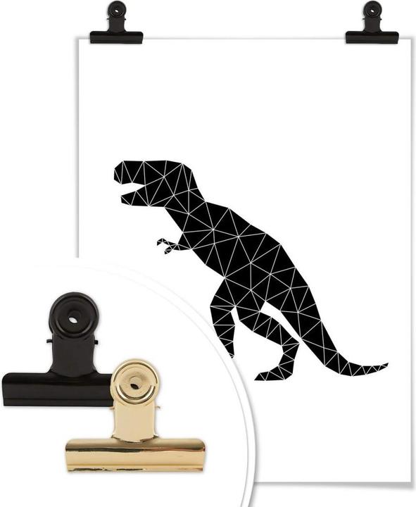 Immagine prodotto Trenddeko Dinosauro geometrico T-Rex (30 x 40 cm)