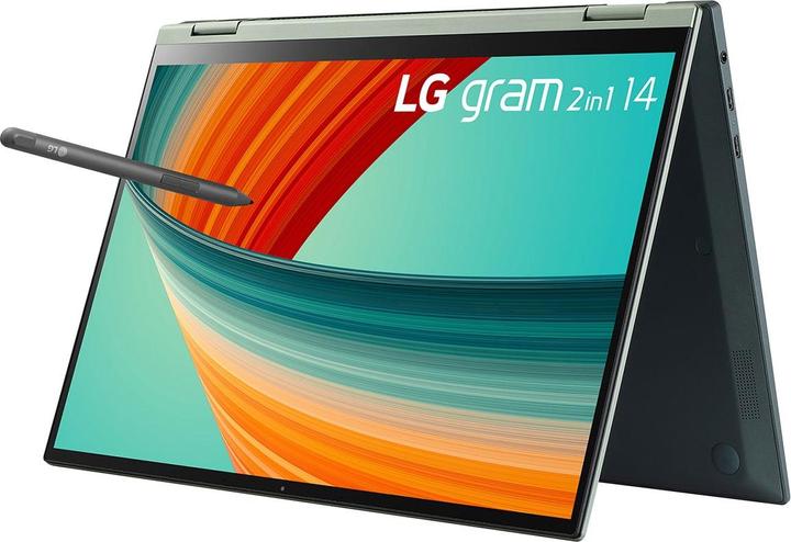 Actual product image LG Gram 14 (14", Intel Core i7-1360P, 16 GB, 1000 GB, DE)