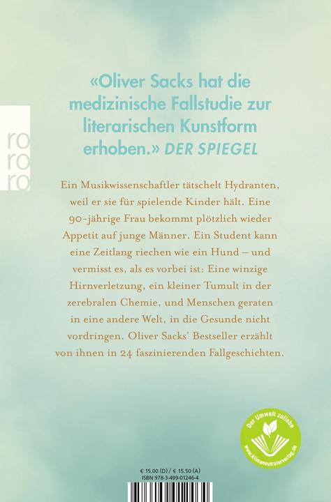 Produktbild Der Mann, der seine Frau mit einem Hut verwechselte (Deutsch, Oliver Sacks, Dirk van Gunsteren, Hainer Kober, 2023)