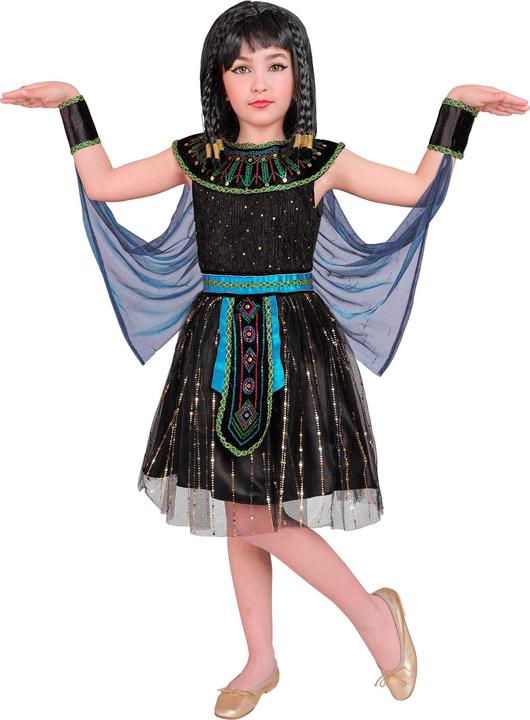 Widmann ÄGYPTISCHE HERRSCHERIN (Kleid mit Armstulpen und Umhang), 116 cm / 4-5 Years (116)