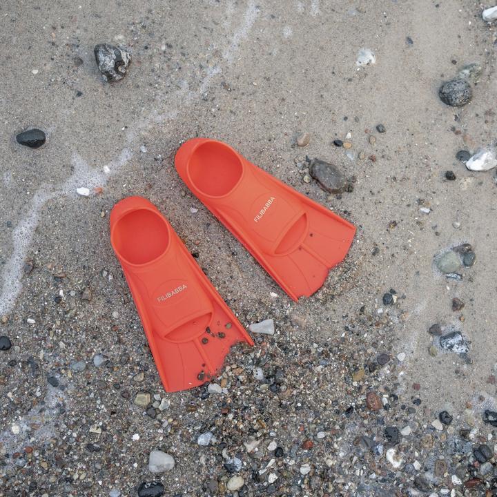 Actual product image Filibabba Swim fins size 24-26 - Warm Red