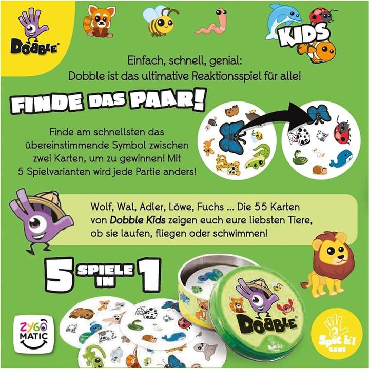 Immagine prodotto Zygomatic Bambini Dobble (Tedesco)