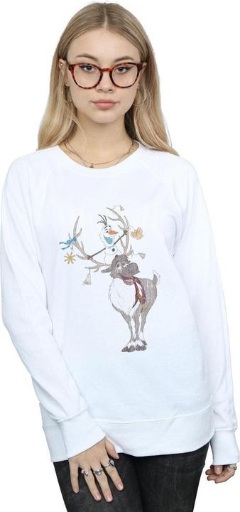 Immagine prodotto Disney Frozen Sven And Olaf Christmas Ornaments Felpa Donna (S)