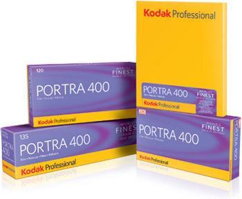 Actual product image Kodak 1x5 Portra 400 120