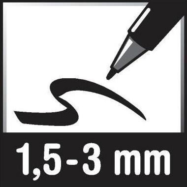 Actual product image Edding Permanent Marker 300 (Red, 3 mm, 1 x)