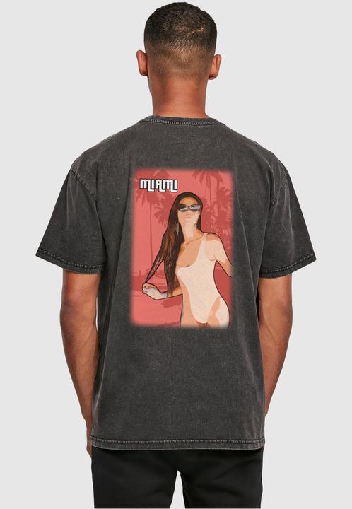 Produktbild Merchcode Grand Miami Acid Washed Heavy Oversize Tee - 116977 (4XL)