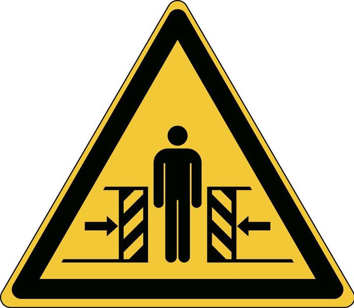 Image du produit Brady Panneau de sécurité ISO - Avertissement de risque d'écrasement