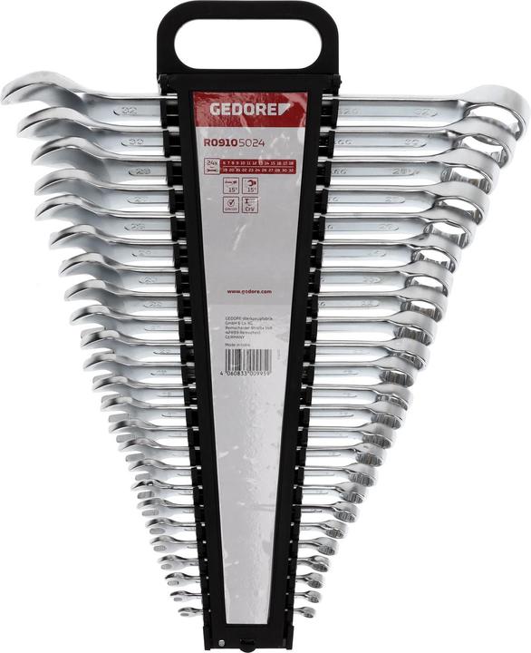 Immagine prodotto Gedore Red Set di chiavi combinate (32 mm, 24 mm, 26 mm, 9 mm, 10 mm, 11 mm, 15 mm, 16 mm, 17 mm, 6 mm, 7 mm, 8 mm, 21 mm, 22 mm, 23 mm, 12 mm, 13 mm, 14 mm, 27 mm, 28 mm, 30 mm, 18 mm, 19 mm, 20 mm)