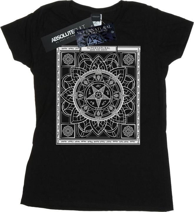Immagine prodotto Supernatural Pentagram Pattern Maglietta Donna (XL)