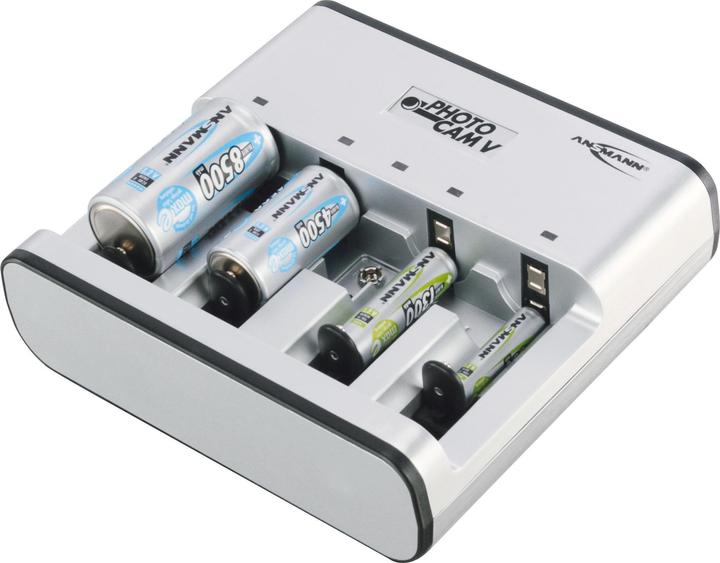 Actual product image Ansmann Photocam V (1 pcs., R14, AAAA, 9V Block, Chargers without battery)