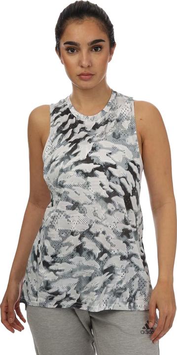 Actual product image adidas Womens/Ladies Fast Graphic Tank Top (42 D)