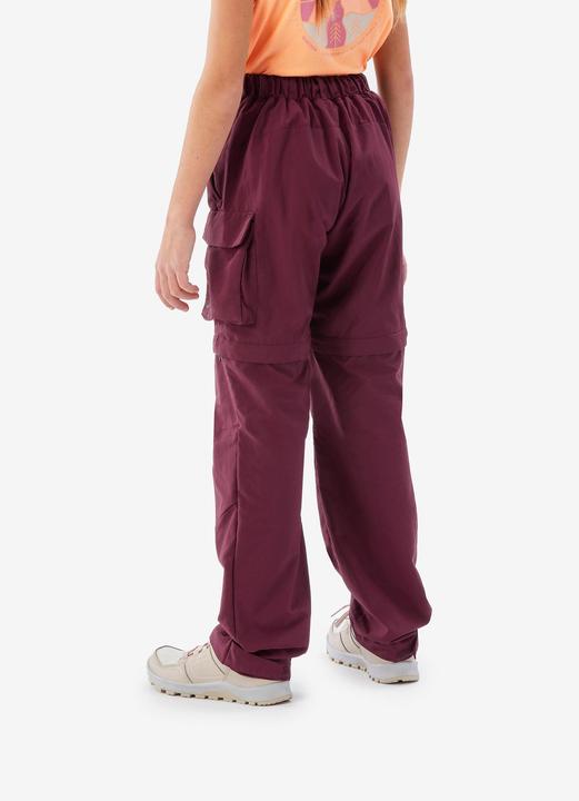 Immagine prodotto Quechua Zip-Off-Hose Kinder Gr. 123–172 Wandern - MH500 bordeaux (8, 9, 10)