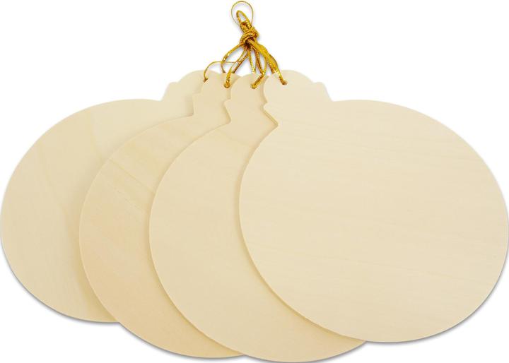 Image du produit Sunnysue Pendentif en bois Boule de Noël
