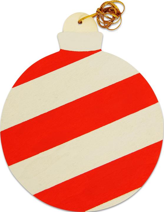 Image du produit Sunnysue Pendentif en bois Boule de Noël