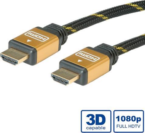 Produktbild Roline HDMI (Typ A) — HDMI (Typ A) (2 m, HDMI)