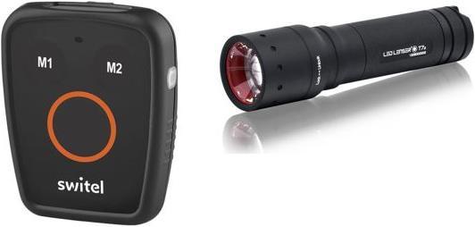 Actual product image Ledlenser T7.2 and SWITEL Vita SOS CT 8