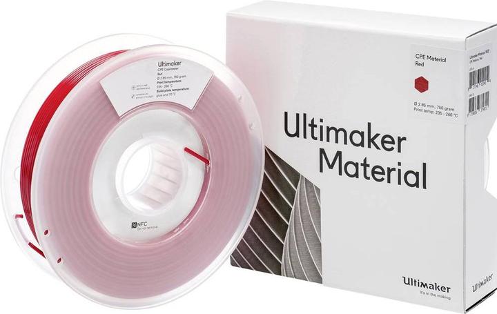 Immagine prodotto Ultimaker Cpe (CPE, 2.85 mm, 750 g, Rosso)