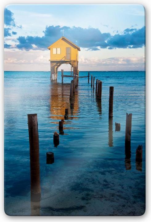 Actual product image Trenddeko House on the sea (40 x 60 cm)