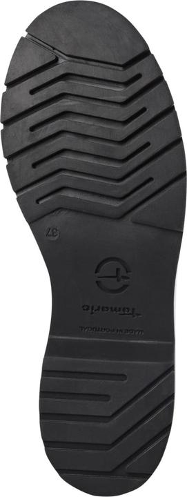 Produktbild Tamaris Entdecke die trendige Stiefelette mit Leo-Einsatz aus hochwertigem Leder-Textil-Mix von. Die (37)
