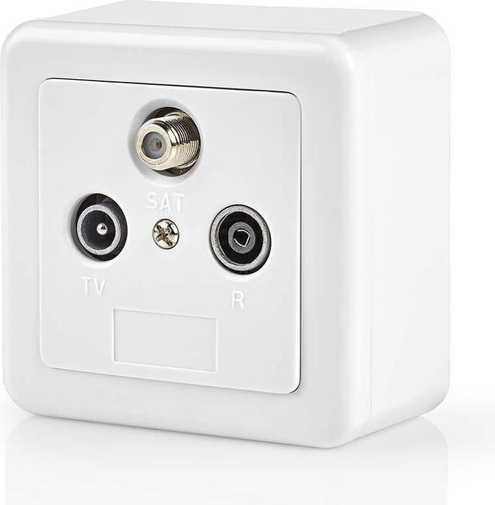 Immagine prodotto Nedis Presa a muro p Antenna 1 x uscita F (Presa d'antenna)