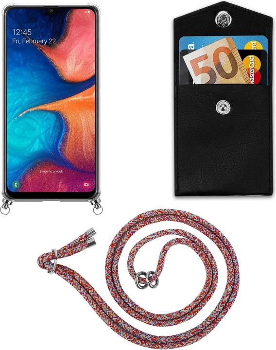 Produktbild Cadorabo TPU Handy Kette SILBER Cover