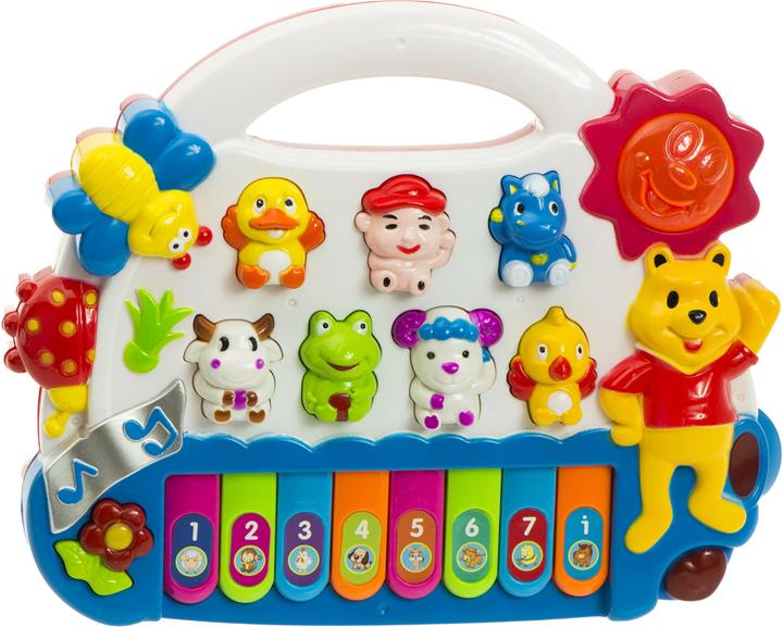 Ikonka Pianoforte a organetto per bambini con suoni di animali